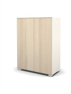 Cabinet with hinged doors