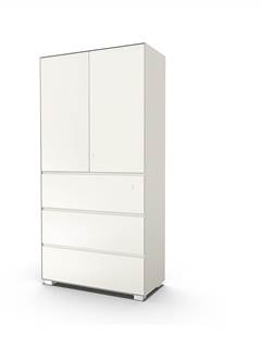 Cabinet with hinged doors