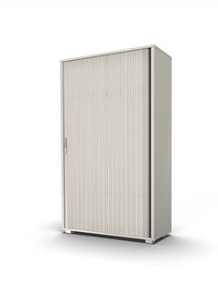 Tambour door cabinet