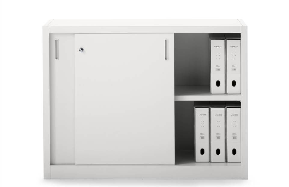 Sliding door cabinet