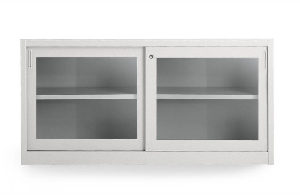 Glass Sliding Door Cabinet Dieffebi, White Sliding Doors Kitchen Cabinets