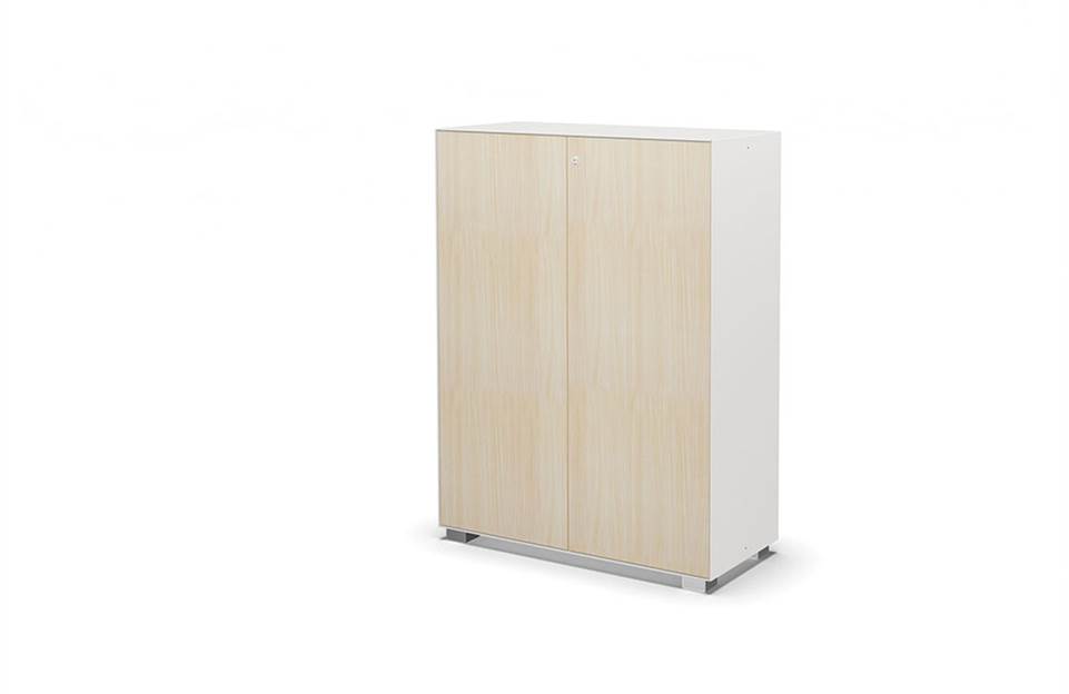 Cabinet with hinged doors