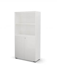 Unit with open cabinet