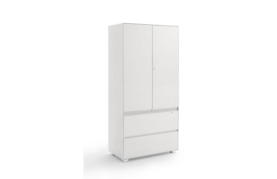 Cabinet with hinged doors